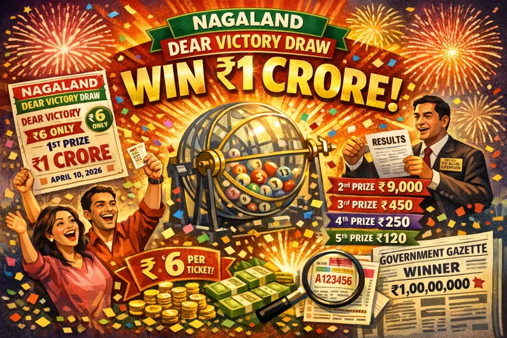 Nagaland Dear Victory Draw Offers ₹1 Crore Prize With ₹6 Entry