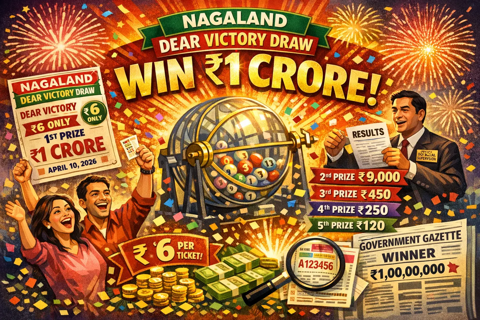 Nagaland Dear Victory Draw Offers ₹1 Crore Prize With ₹6 Entry